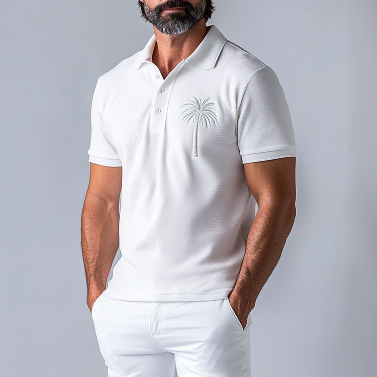 Prestique's Palmera Embroidered Polo