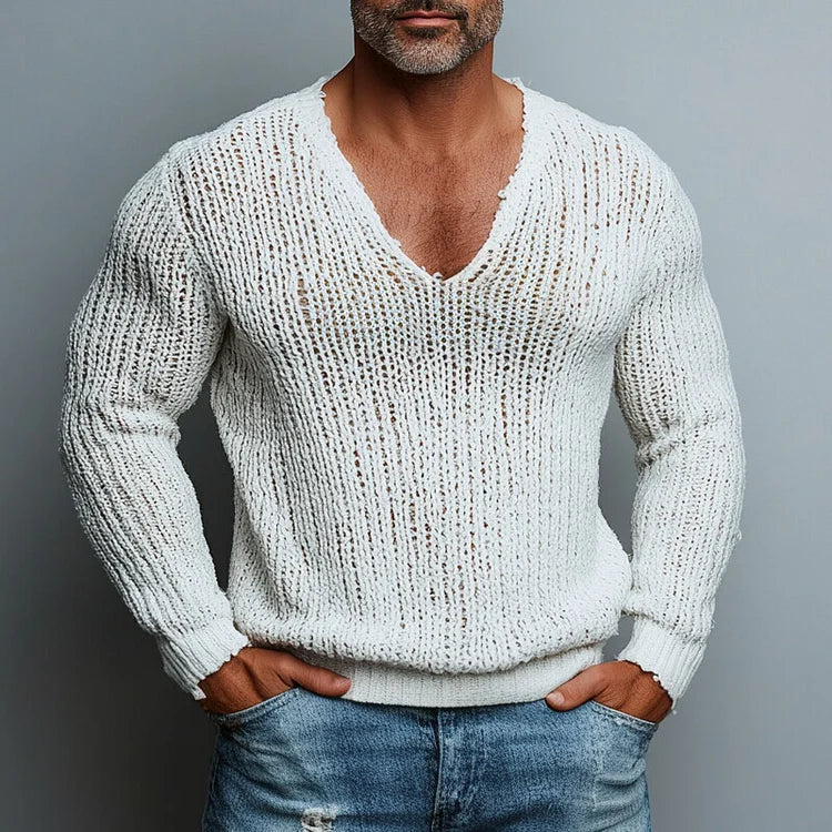 Prestique's Knit V-Neck Sweater