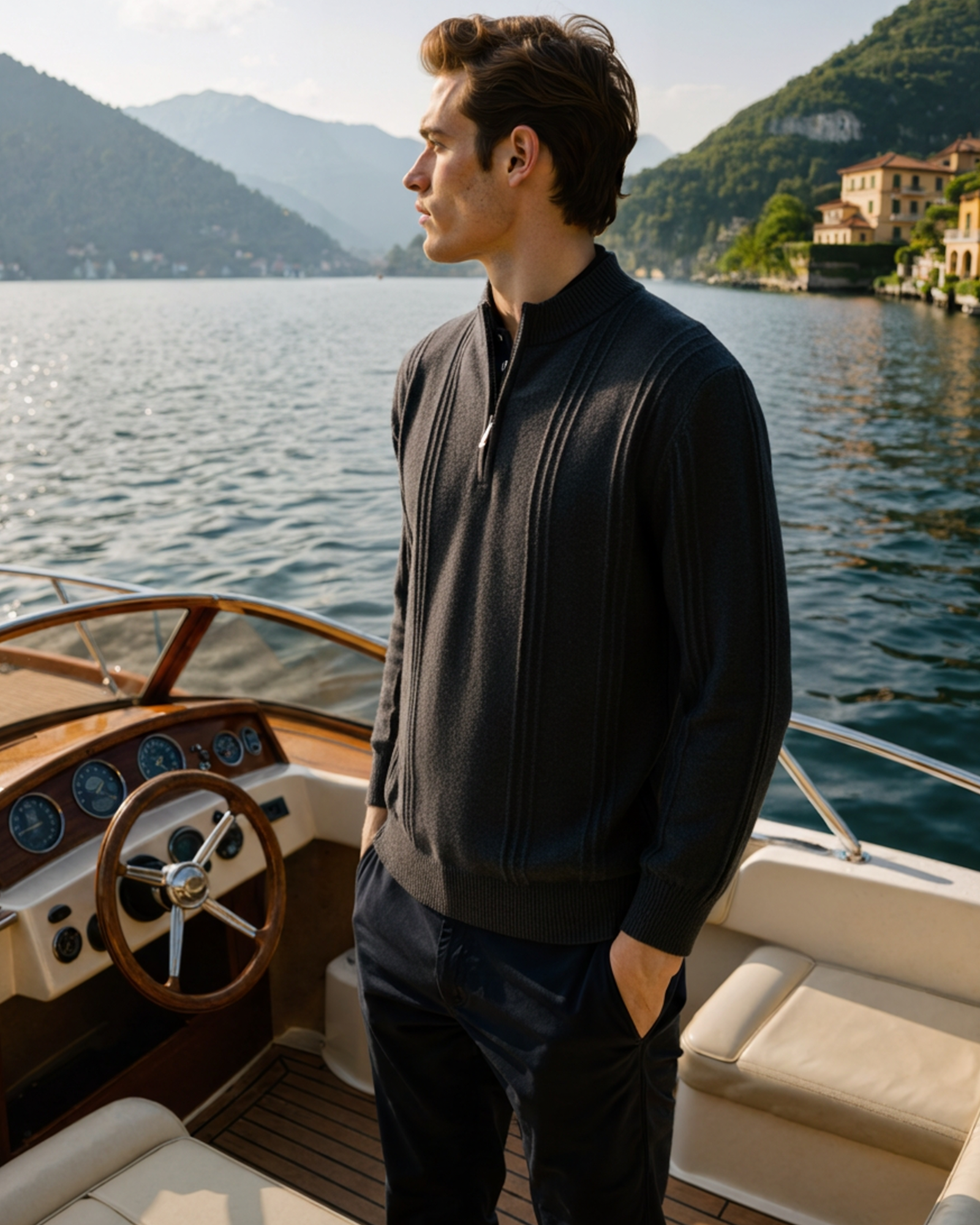 Prestique's Novara Cashmere Zip