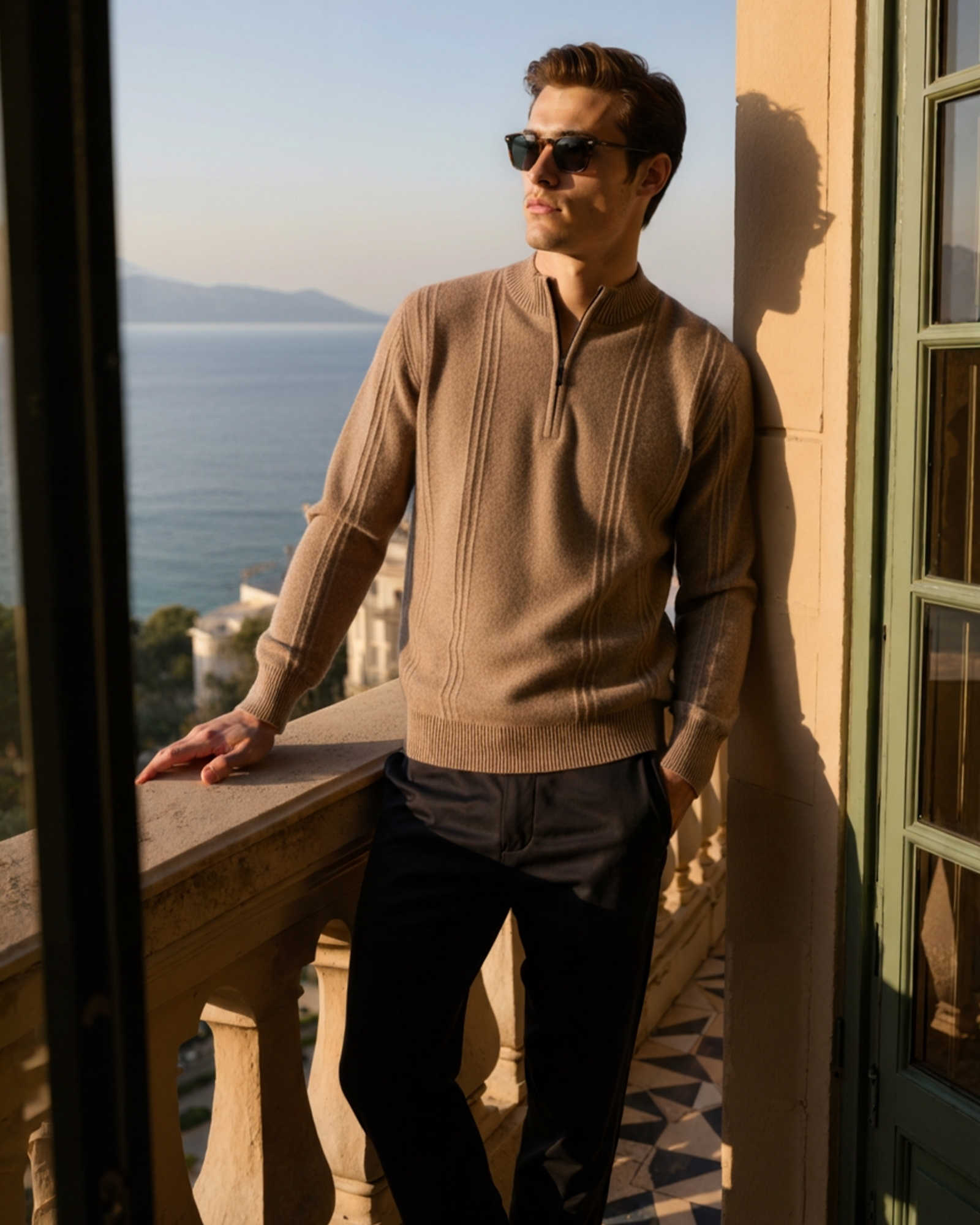 Prestique's Novara Cashmere Zip