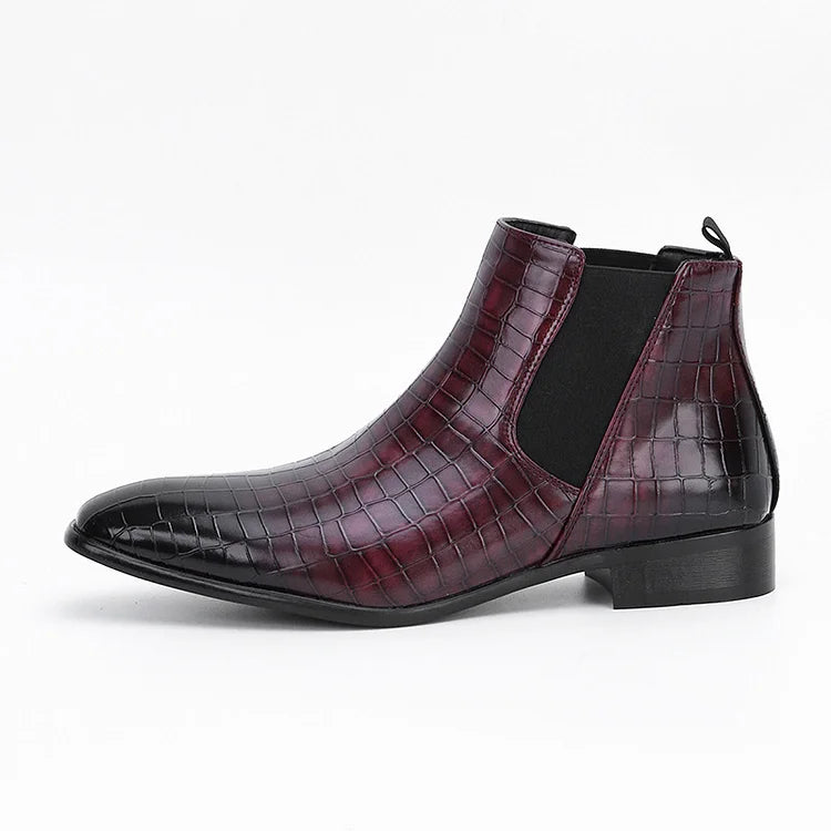 Prestique's Gradient Stone Chelsea Boots