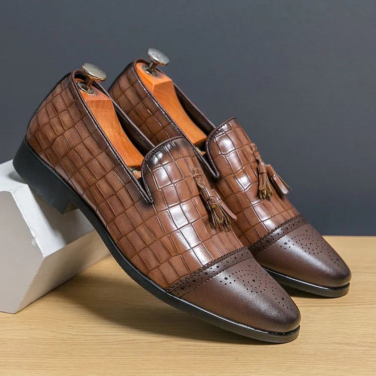 Prestique's Cavendish Croc Loafers