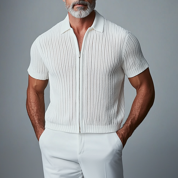 Prestique's Firenze Zip Polo