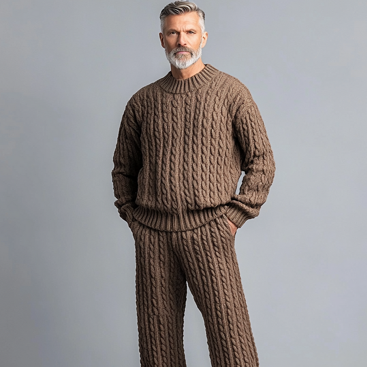 Prestique's Cable Knit - 2Pcs set