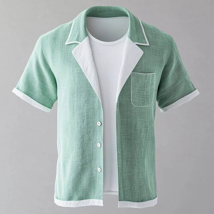 Prestique's Colorblock Short Sleeve Shirt