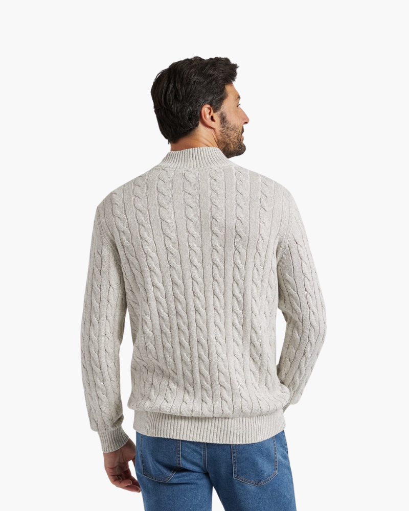 Prestique's Lavenir Cotton Zip Cardigan
