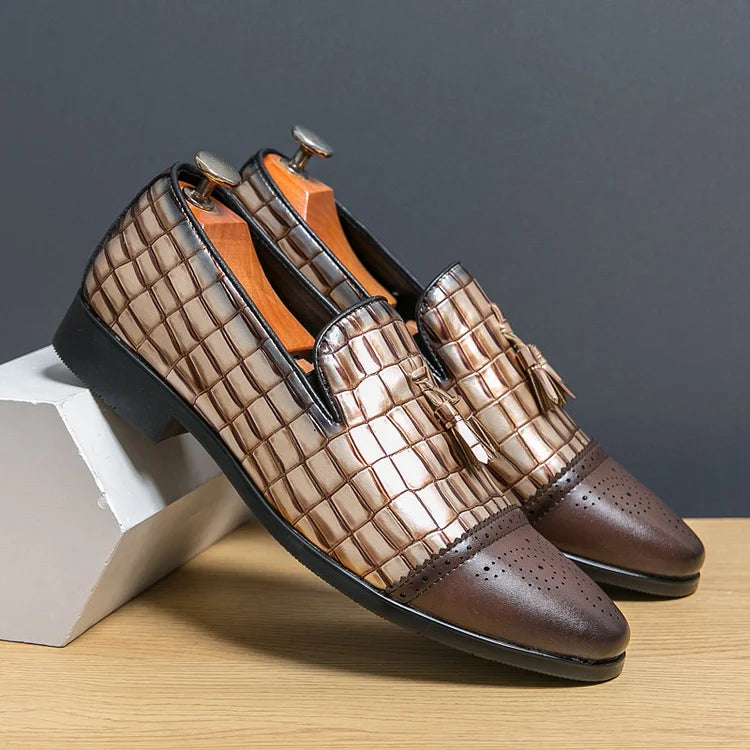 Prestique's Cavendish Croc Loafers