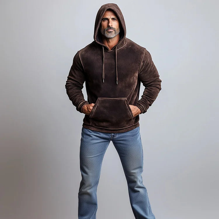 Prestique's Suede Hoodie