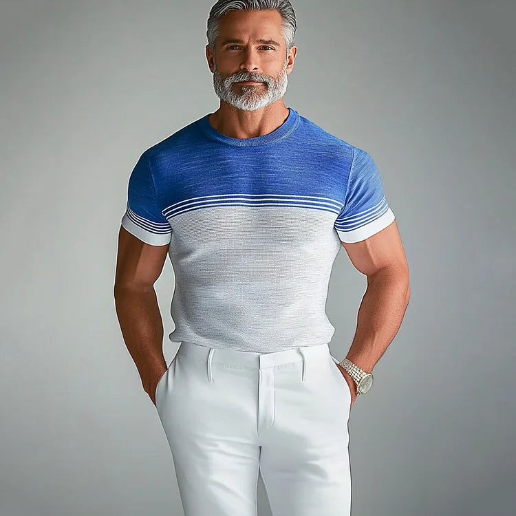 Prestique's Severn Striped Tee