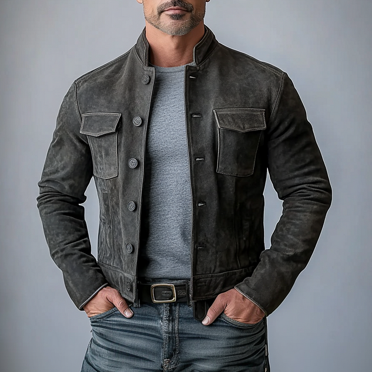Prestique's Halston Suede Jacket