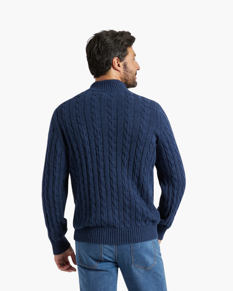 Prestique's Lavenir Cotton Zip Cardigan