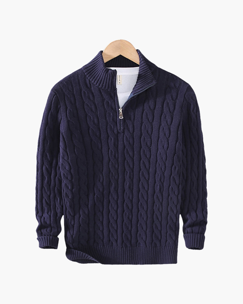Prestique's Lavenir Cotton Zip Cardigan