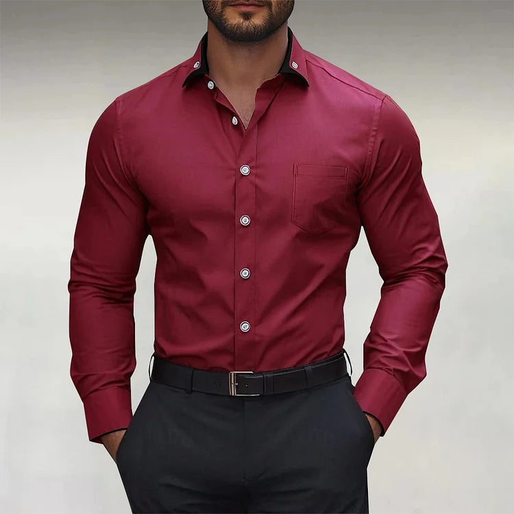 Prestique's Colorblock Collar Shirt