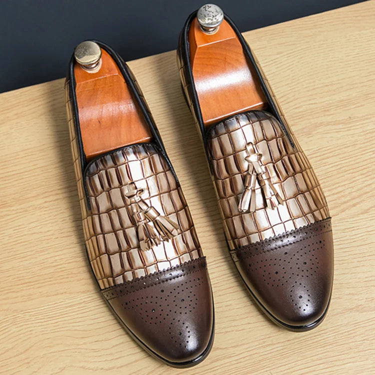 Prestique's Cavendish Croc Loafers