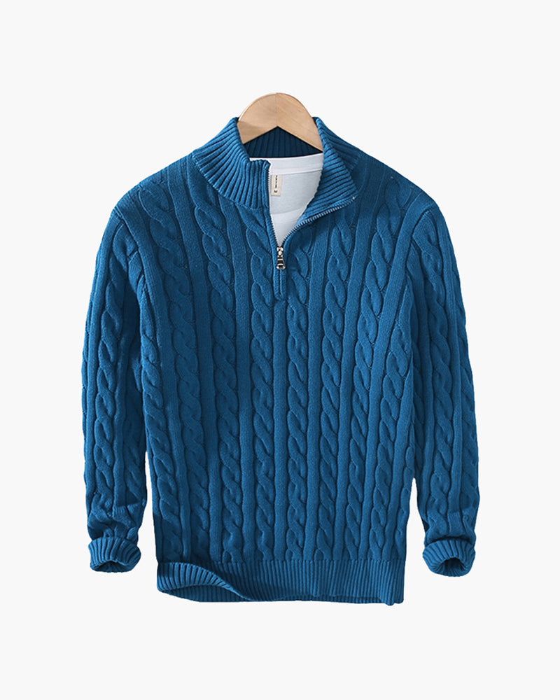 Prestique's Lavenir Cotton Zip Cardigan