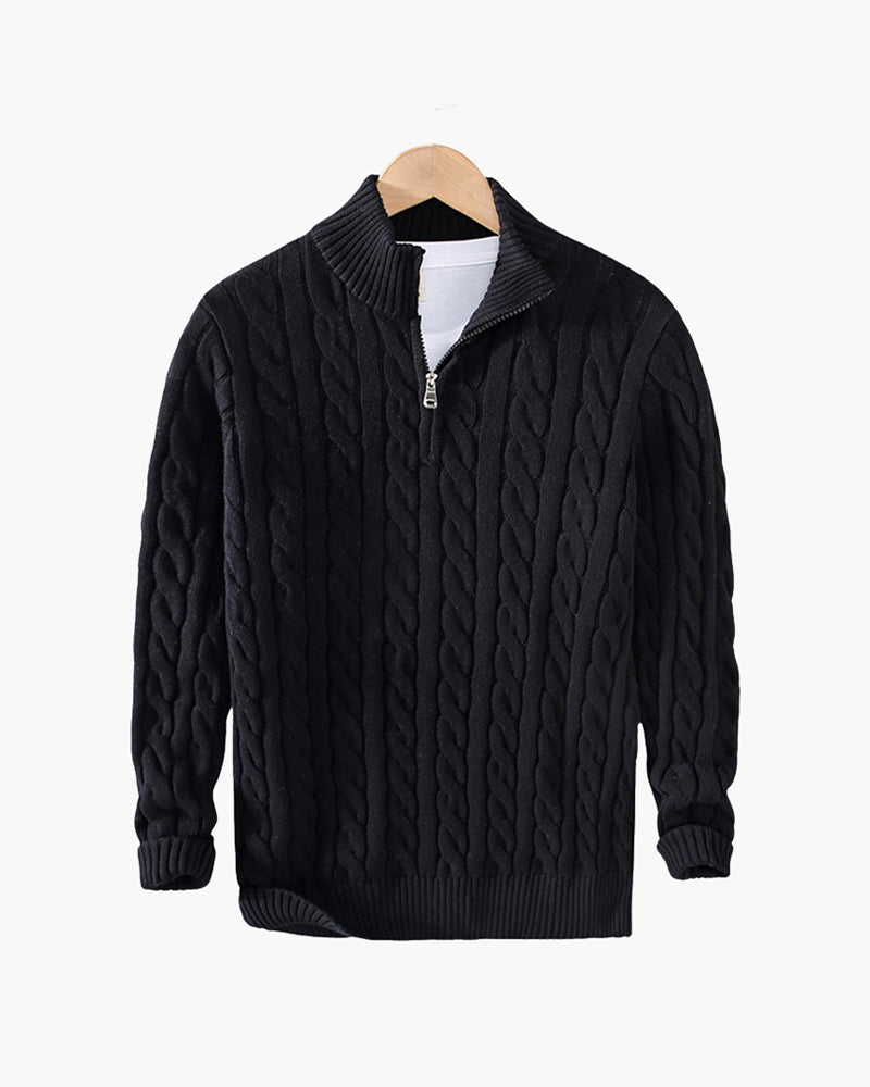 Prestique's Lavenir Cotton Zip Cardigan