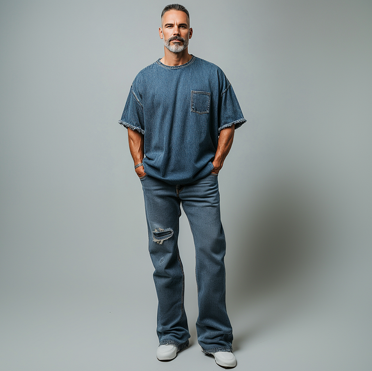 Prestique's Mercer Denim Tee