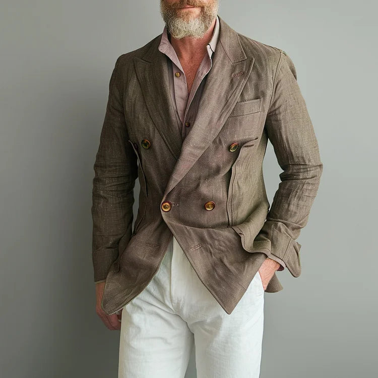 Prestique's Executive Double-Breasted Blazer