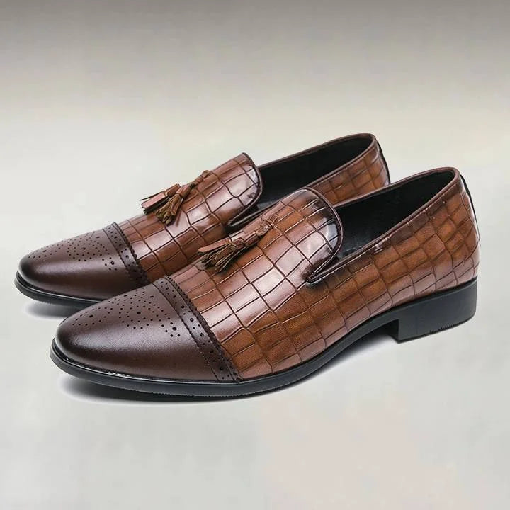Prestique's Cavendish Croc Loafers