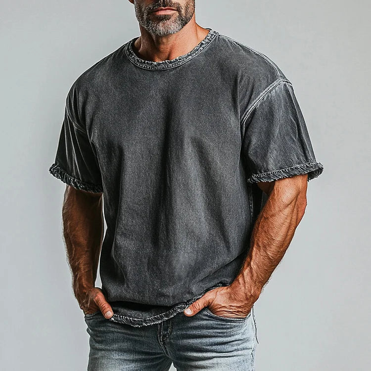 Prestique's Camden Raw Edge Denim Tee
