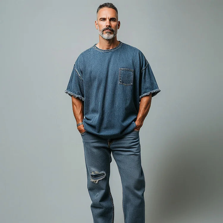 Prestique's Mercer Denim Tee