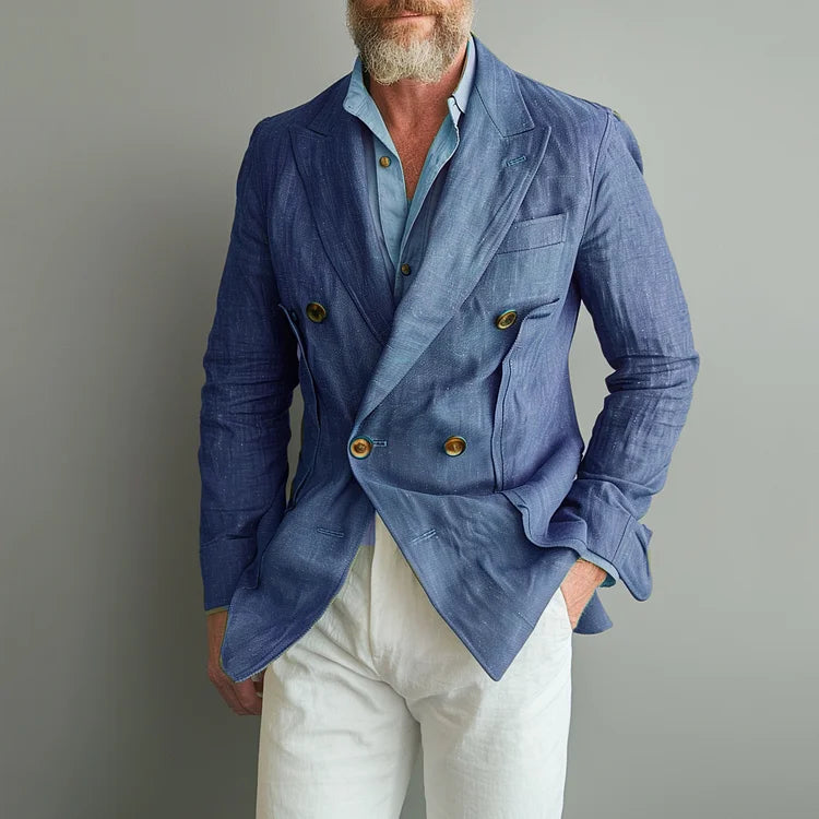 Prestique's Executive Double-Breasted Blazer