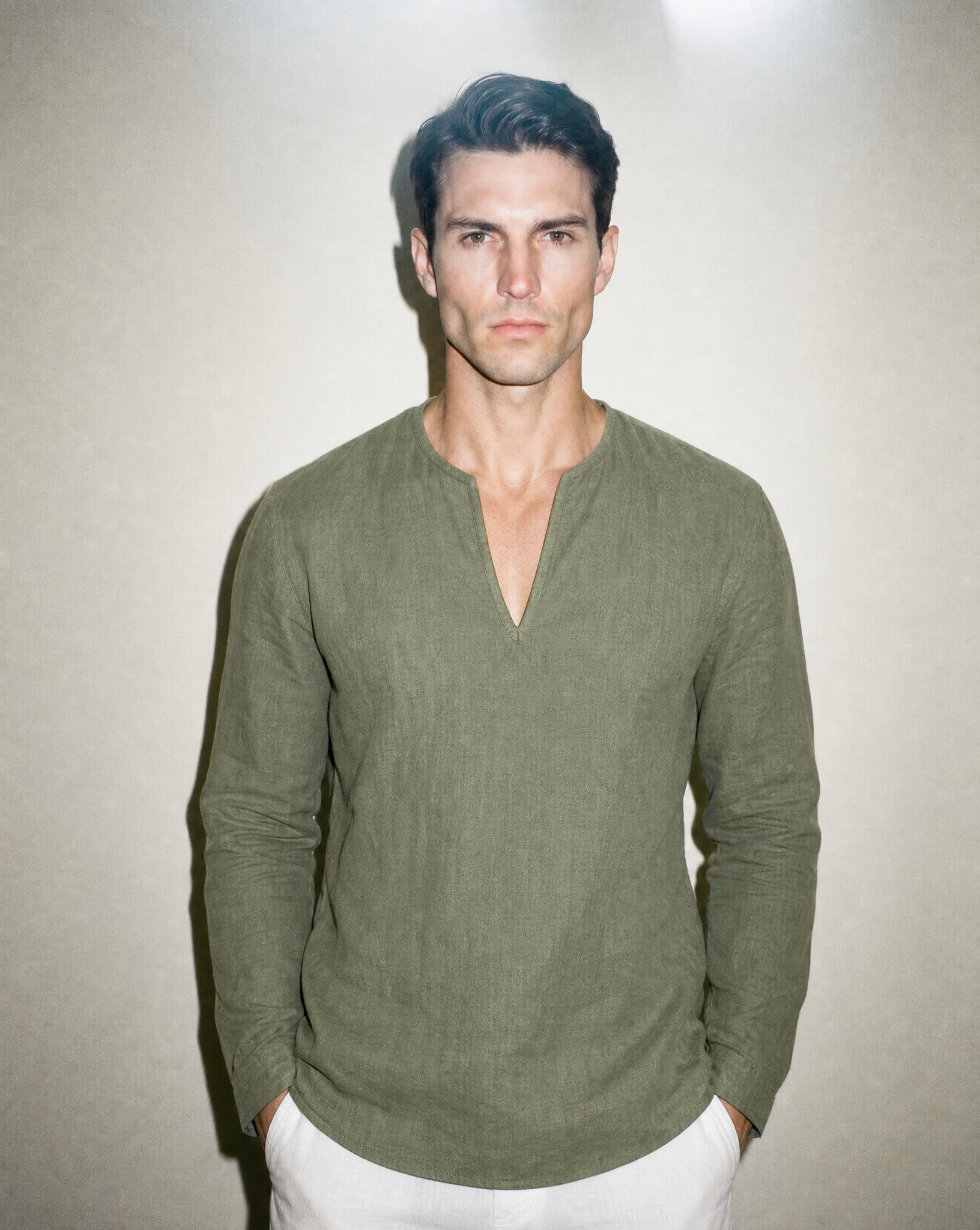Saint-Tropez Linen Top