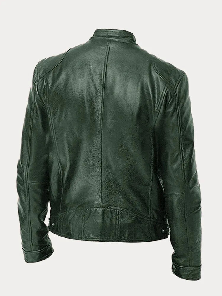 Prestique's Stylish Casual Leather Jacket