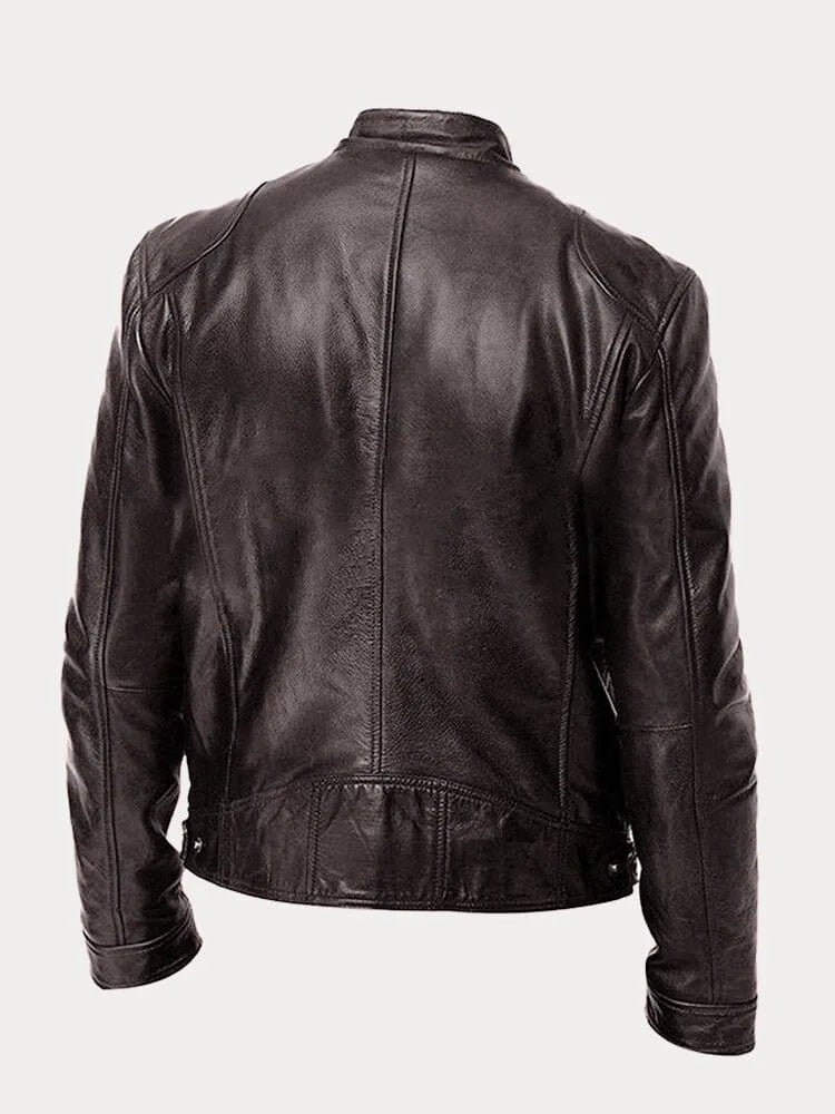 Prestique's Stylish Casual Leather Jacket