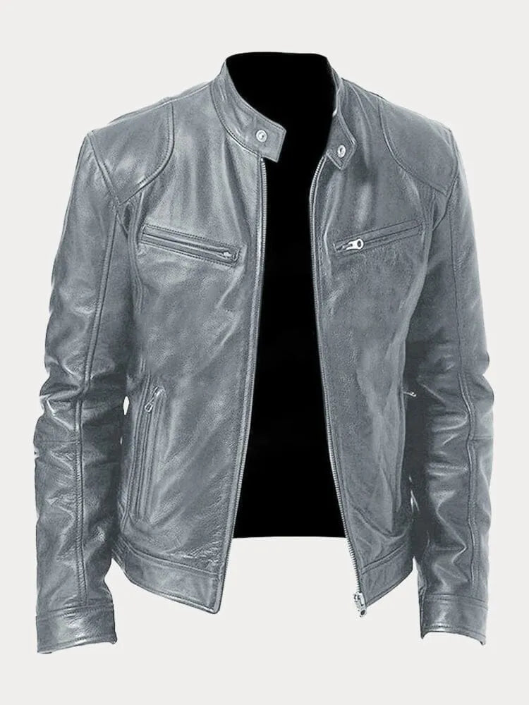 Prestique's Stylish Casual Leather Jacket