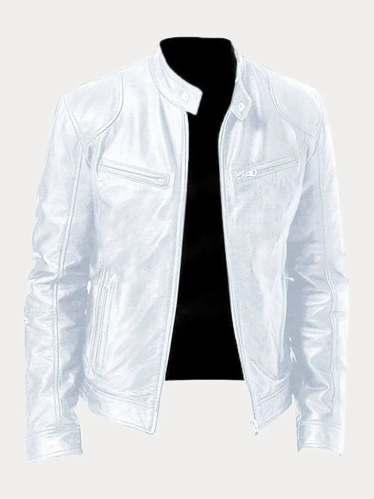 Prestique's Stylish Casual Leather Jacket