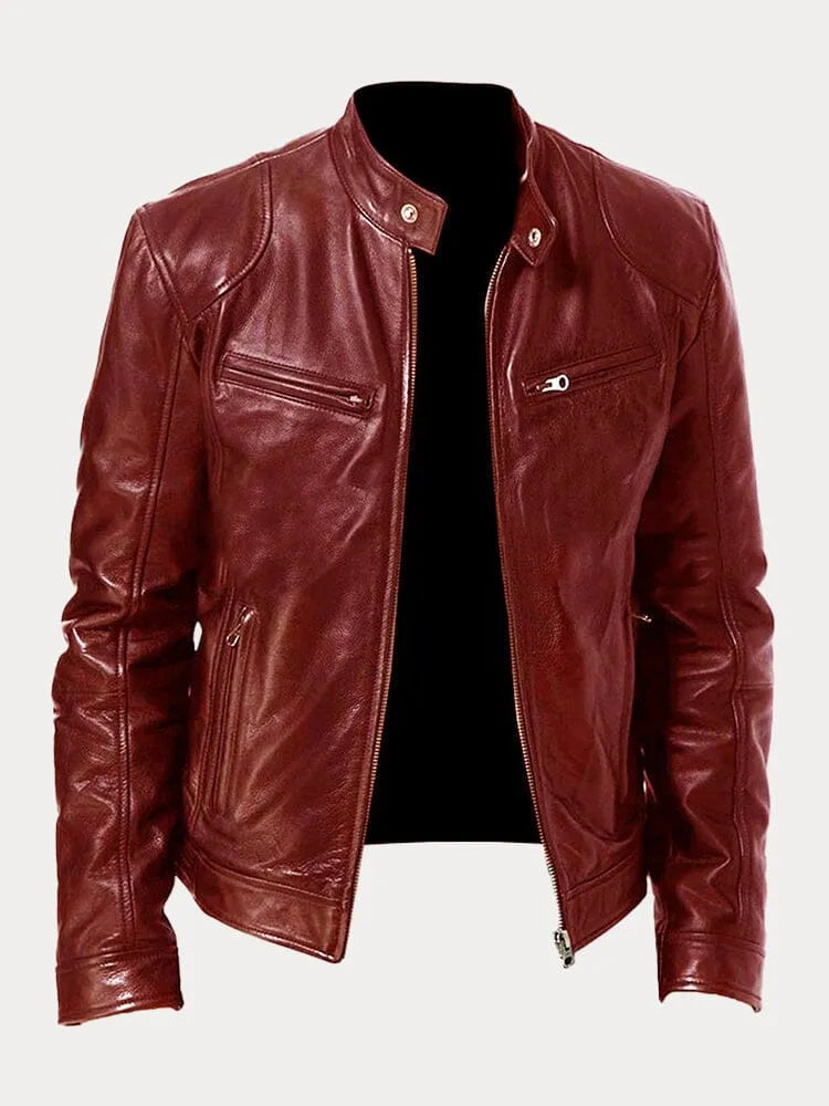 Prestique's Stylish Casual Leather Jacket