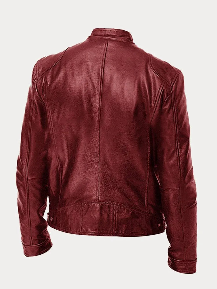 Prestique's Stylish Casual Leather Jacket
