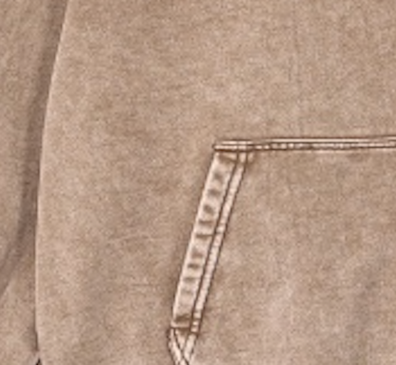 Prestique's Montclair Acid-Wash Hoodie - Sandstone Beige