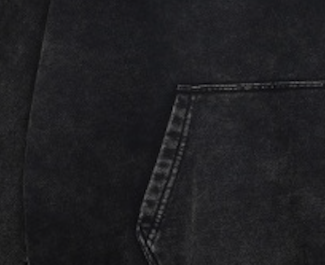 Prestique's Montclair Acid-Wash Hoodie - Jet Black