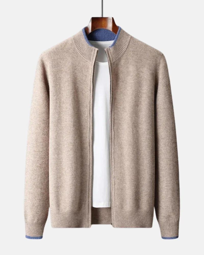 Prestique's Cashmere Zip Jacket