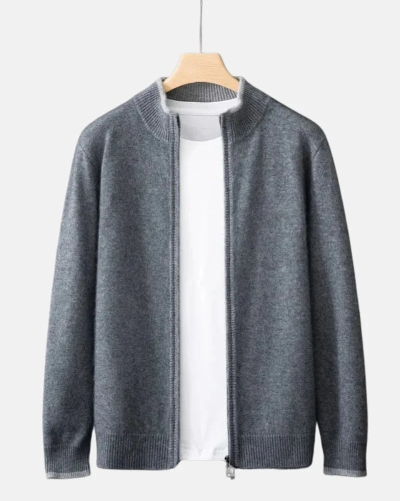 Prestique's Cashmere Zip Jacket