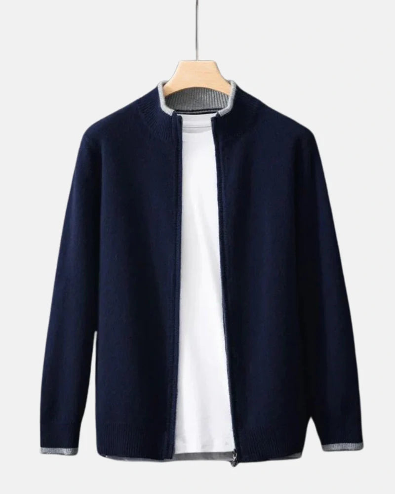 Prestique's Cashmere Zip Jacket