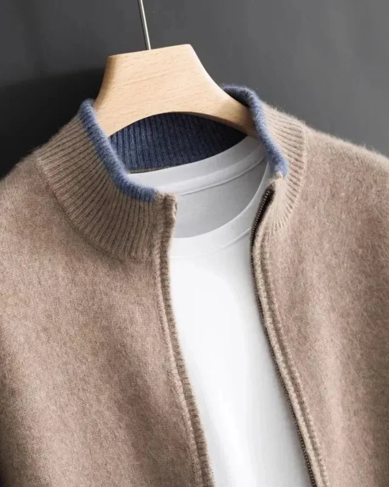 Prestique's Cashmere Zip Jacket