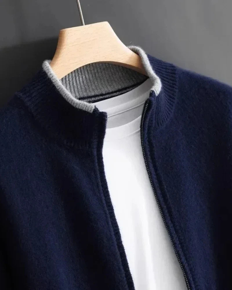 Prestique's Cashmere Zip Jacket