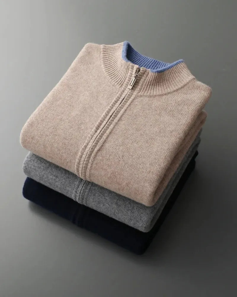Prestique's Cashmere Zip Jacket