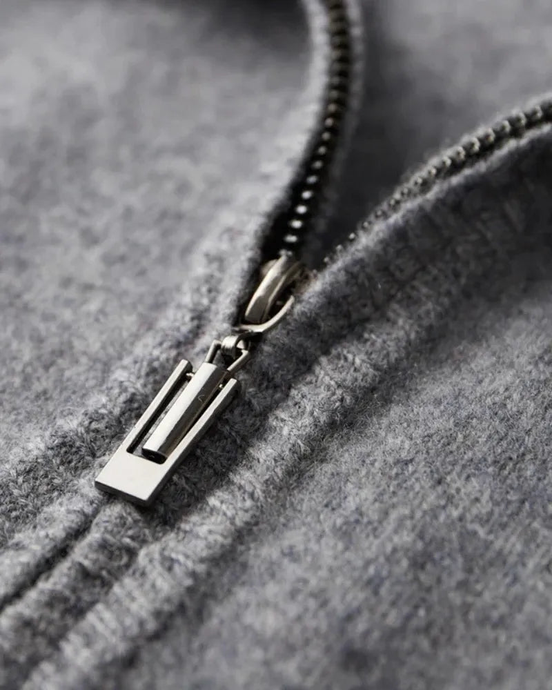 Prestique's Cashmere Zip Jacket