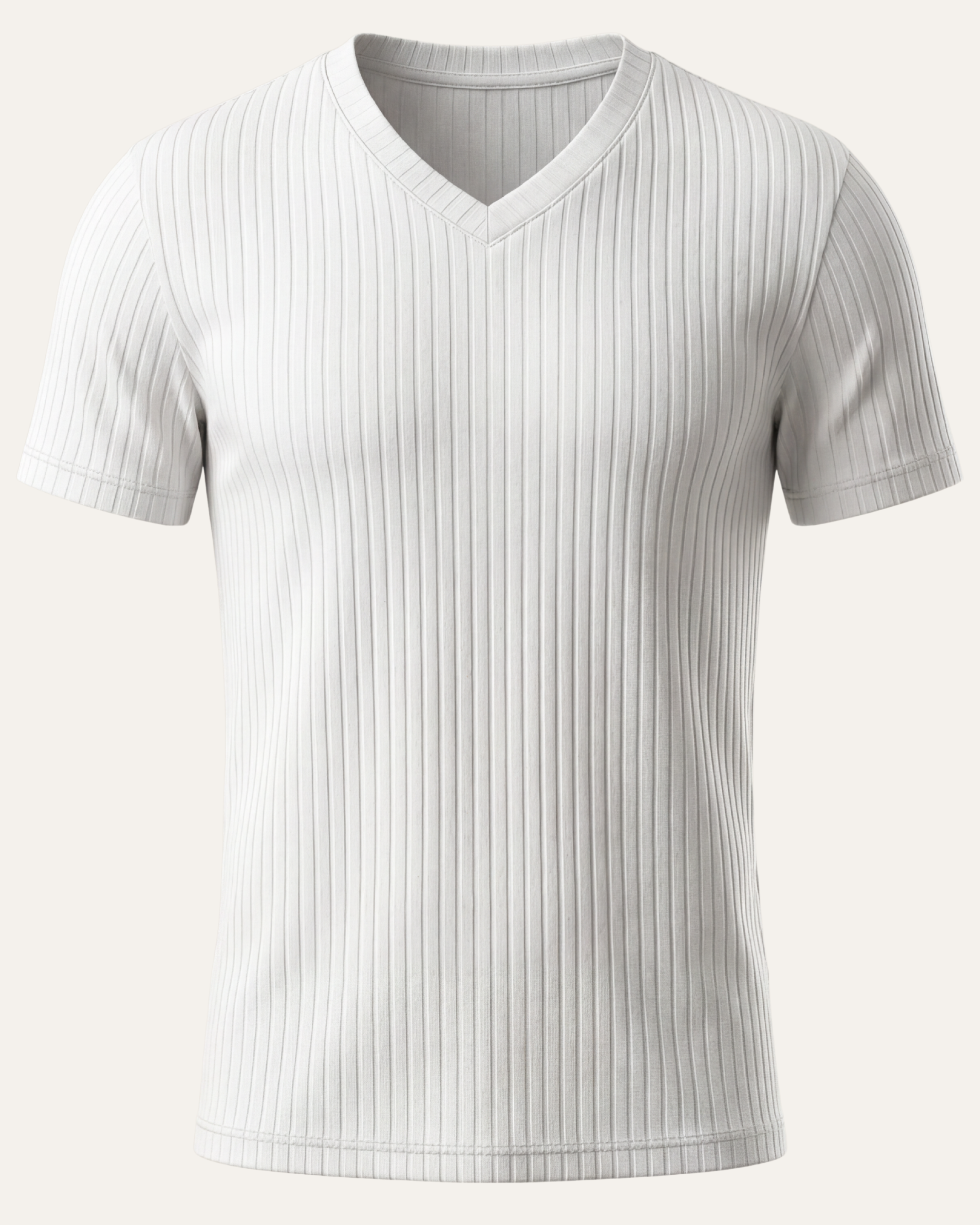 Knit V-Neck Tee