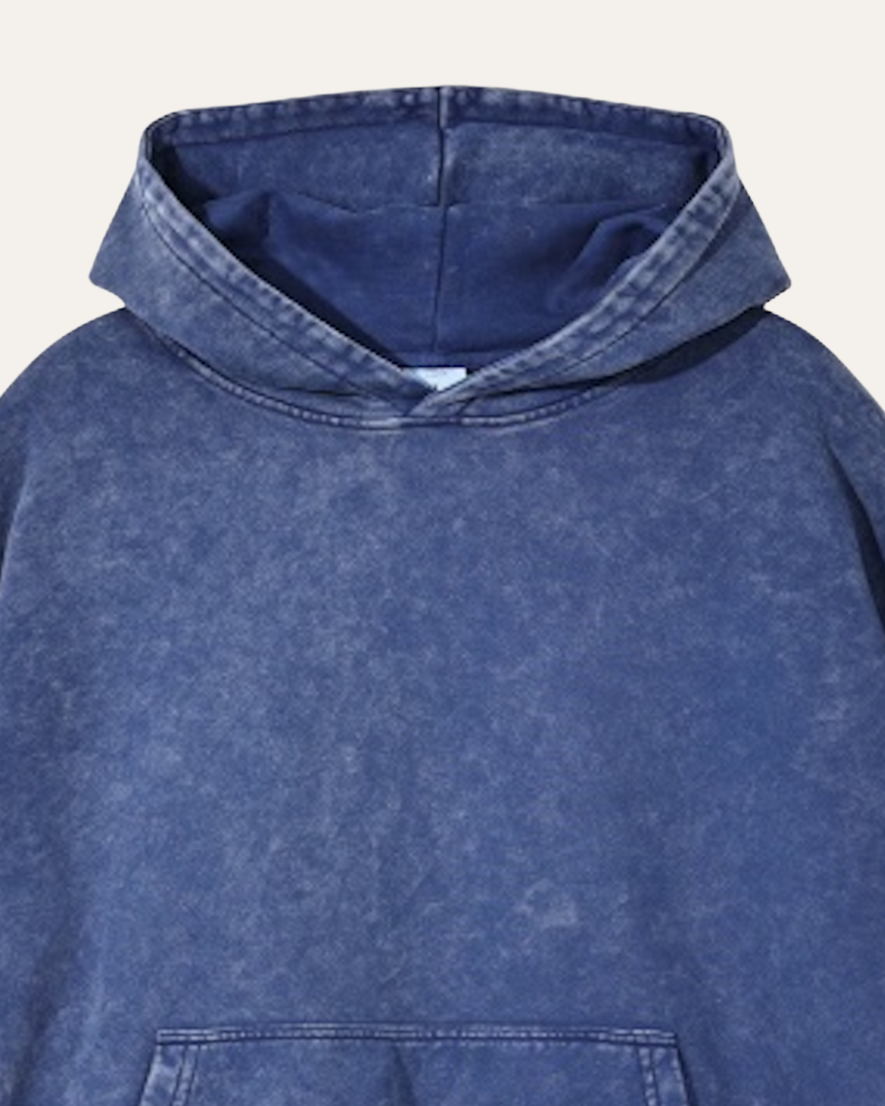 Montclair Acid-Wash Hoodie - Indigo Blue