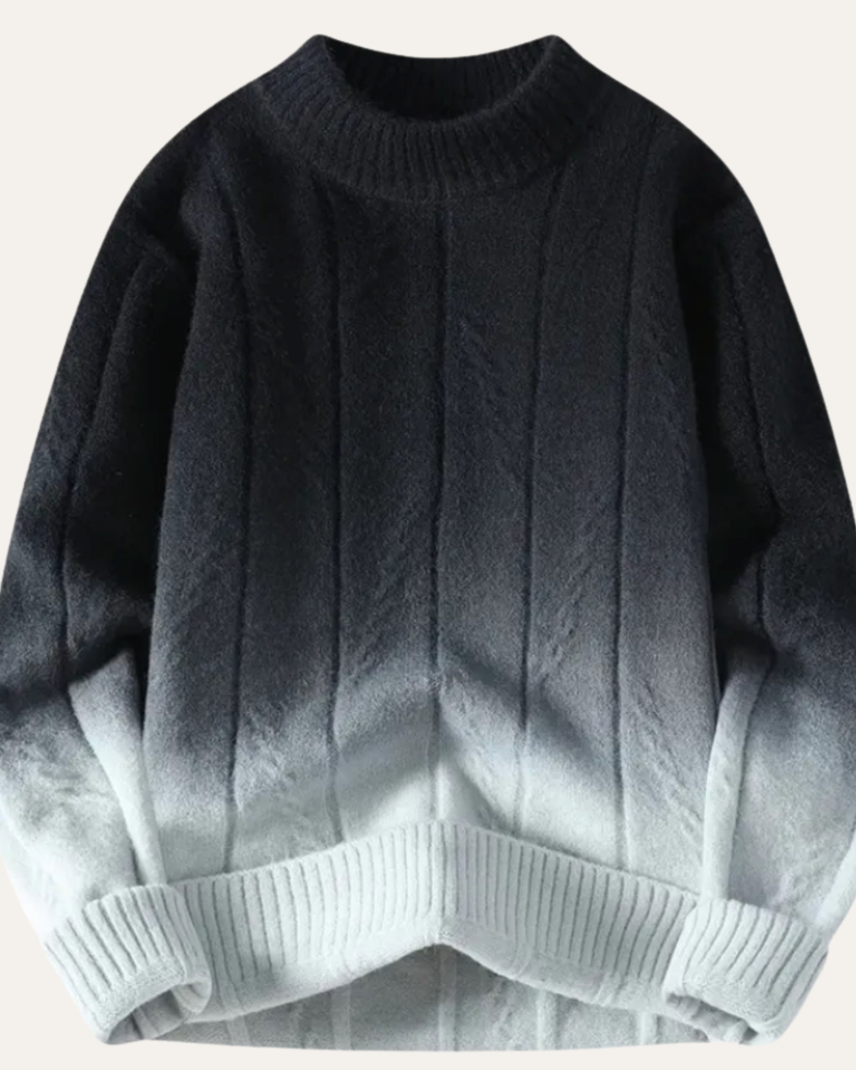 Ombré Crewneck - Ash Fade