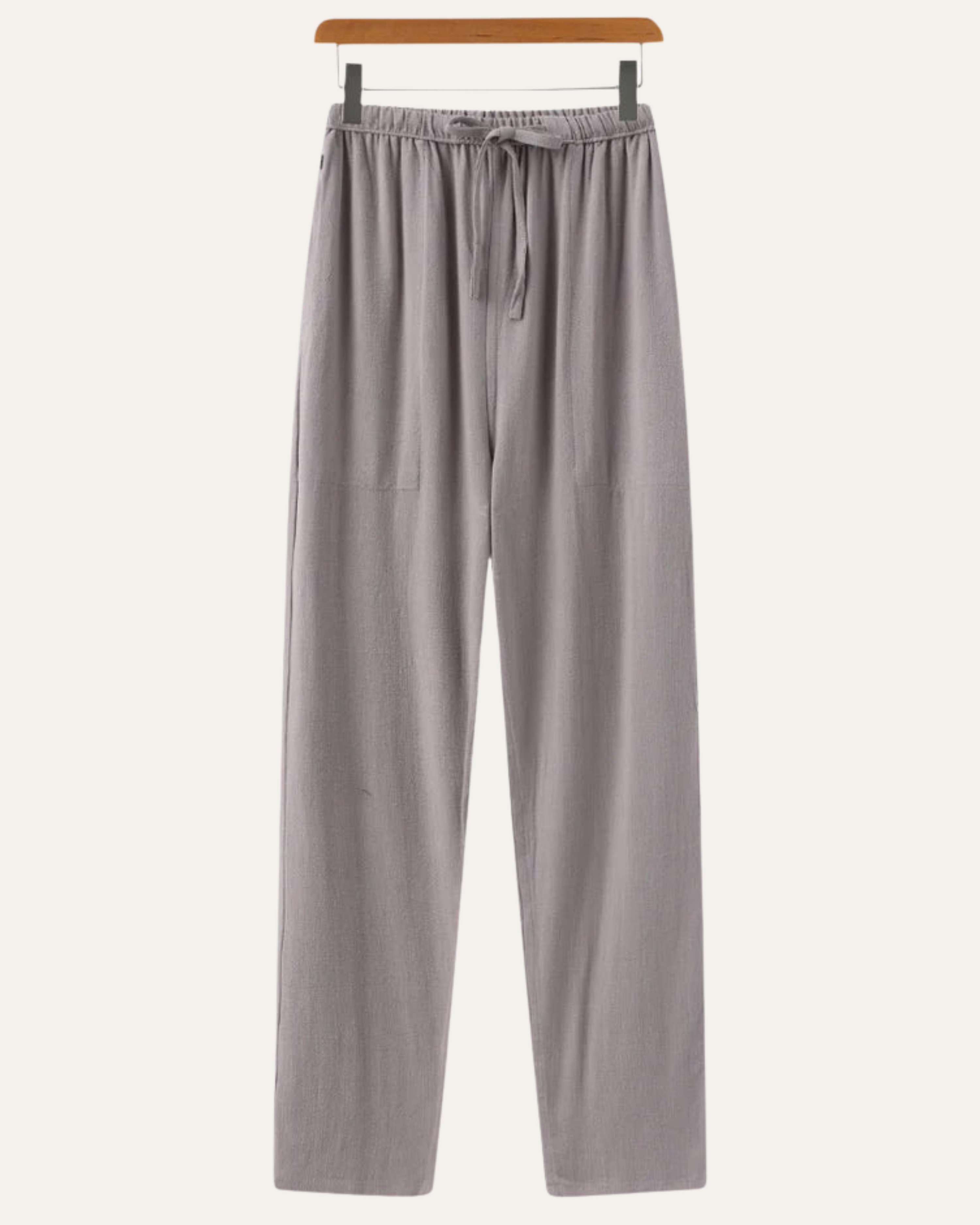 Riviera Linen Pantalon - Gray
