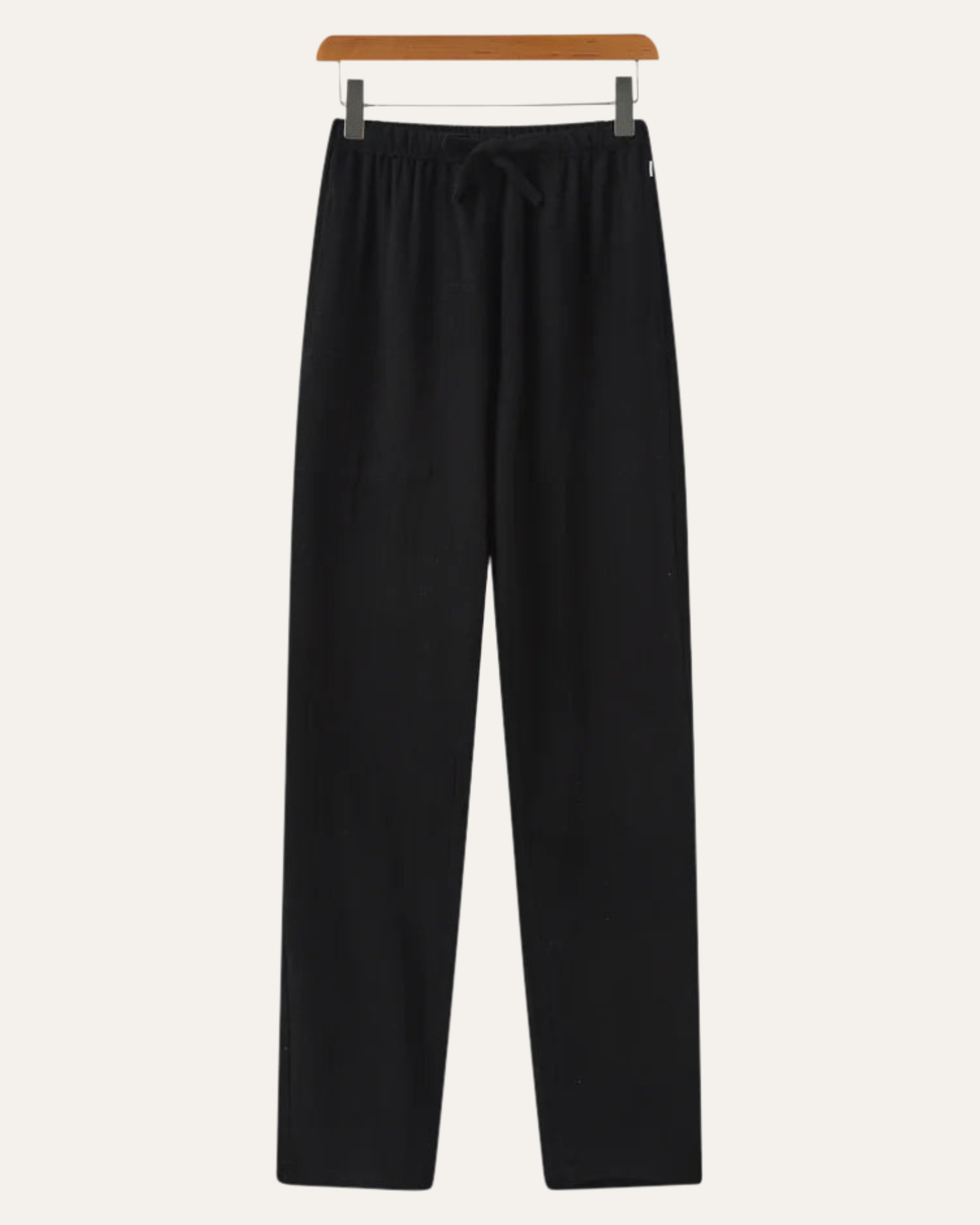 Riviera Linen Pantalon - Black