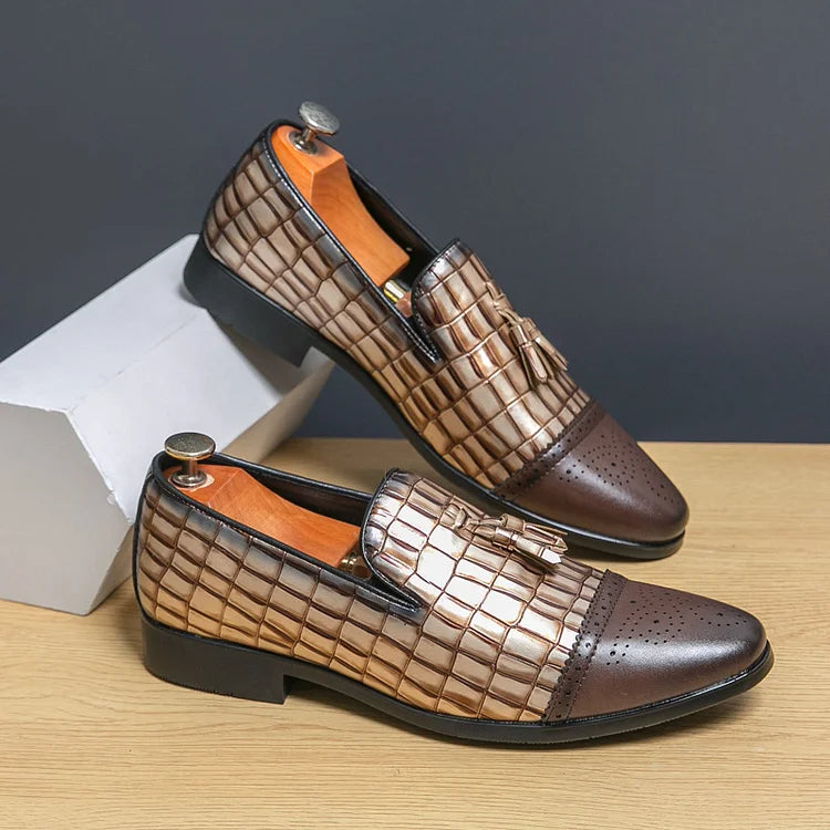 Prestique's Cavendish Croc Loafers