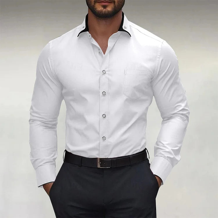 Prestique's Colorblock Collar Shirt