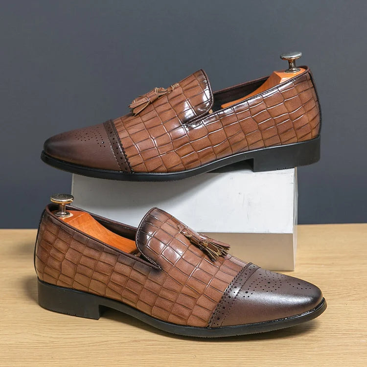 Prestique's Cavendish Croc Loafers